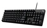 Logitech G413 SE čierna / Herná klávesnica / USB / podsvietená / Kailh Brown / DE (920-010434)