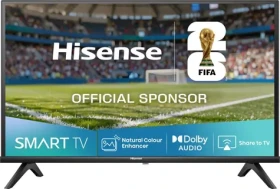 32" Hisense 32E4QT čierna / LED TV / WXGA / SMART TV VIDAA / Triple tuner / Wi-Fi (32E4QT)