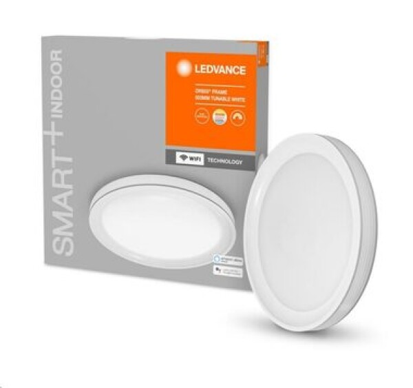 LEDVANCE Smart+ Orbis Ceiling Frame WIFI TW 500mm biela / Stropné svietidlo / 32W / 3300lm / 3000K (4058075486508)