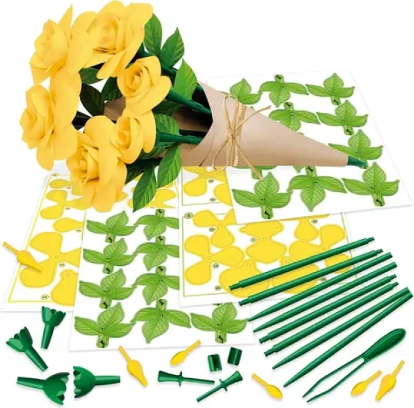 Educa 3D puzzle Floral Art: Žlté ruže