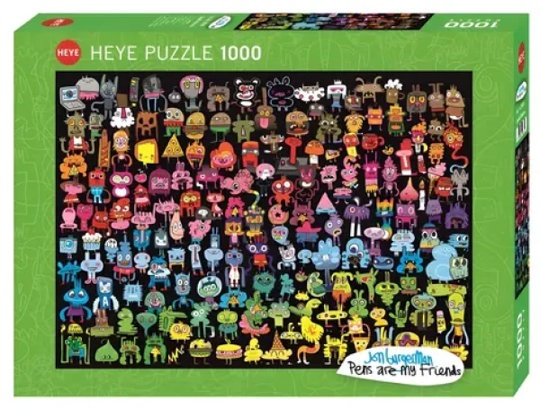 HEYE Puzzle Pens are my Friends: Doodle Rainbow
