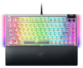 Razer BlackWidow V4 75% Phantom White / Herná klávesnica / US layout (RZ03-05003500-R3M1)