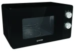 Gorenje MO20E1B čierna / Mikrovlnná rúra / 800 W / 20 l / bez displeja (MO20E1B)