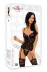 Dámsky korzet Ravenna corset black - BEAUTY NIGHT FASHION černá L/XL