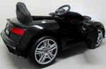 Mamido Elektrické autíčko Audi R8 Sport s čiernym prevedením, EVA kolesami a koženým ovládačom