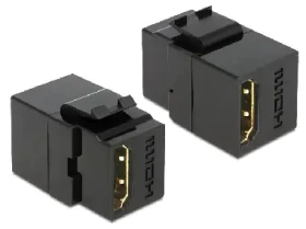 DeLock Keystone modul HDMI samica HDMI samica / čierny (86366)
