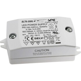 Self Electronics SLT6-500IL-4 LED driver konštantný prúd 6 W 500 mA 3 - 12 V/DC montáž na nehorľavom povrchu, PFC spínacie obvod, ochrana proti prepätiu,; SLT6-500IL-4