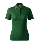 Dámske tričko Resist Heavy Polo Bottle Green 2XL