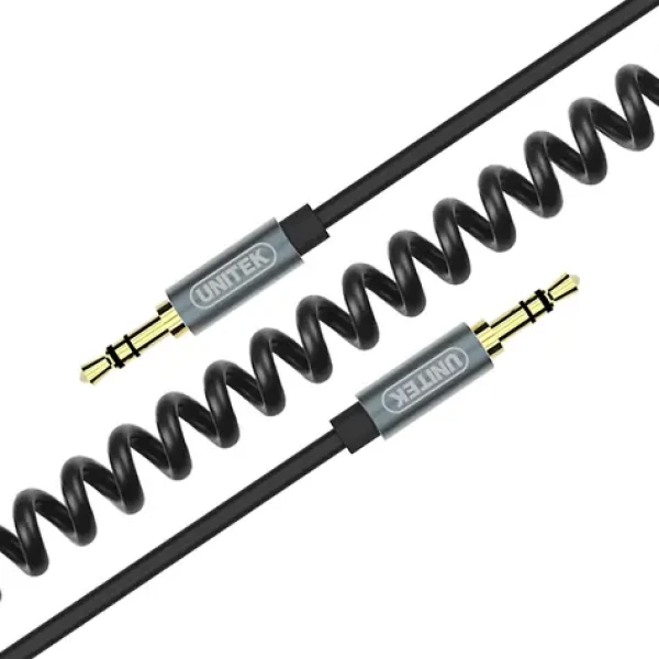 Unitek audio kábel miniJack TWIST / Kábel / Jack 3,5 mm / 1,5 m (Y-C922ABK)