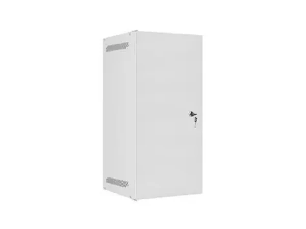 Lanberg WF10-2312-00S šedá / Nástenná skriňa / 10" / 12U / 280x310 mm / kovové dvere / ploché balenie (WF10-2312-00S)