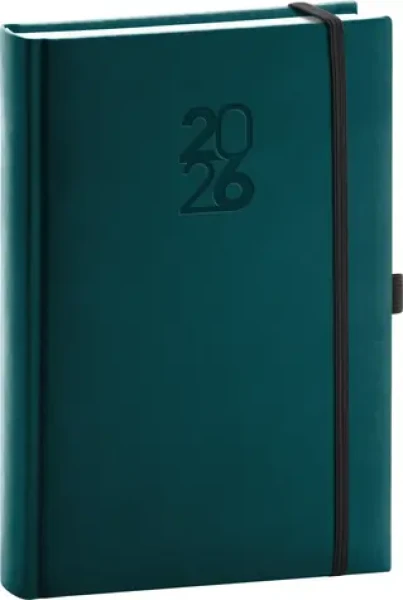 NOTIQUE Denný diár Aprint Top 2026 petrolejový / 15 x 21 cm (PGD-DA5AT-6730)