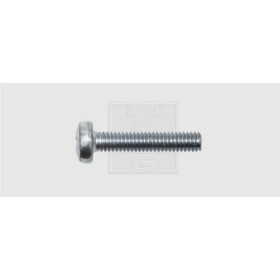 SWG 4009146052153 sada závitových skrutiek M4 40 mm krížová dražka Philips DIN 7985 ocel pozinkované 100 ks; 4009146052153