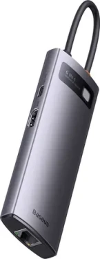 Baseus WKWG080013 StarJoy Dokovacia stanica / 3x USB 3.0 / HDMI / USB-C PD / RJ45 (WKWG080013)