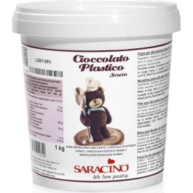 Modelovacia čokoláda tmavá 1kg - Saracino - Saracino