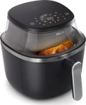 Philips 3000 series NA331/00 čierno-strieborná / Teplovzdušná fritéza / 1700 W / objem 6.2l (NA331/00)