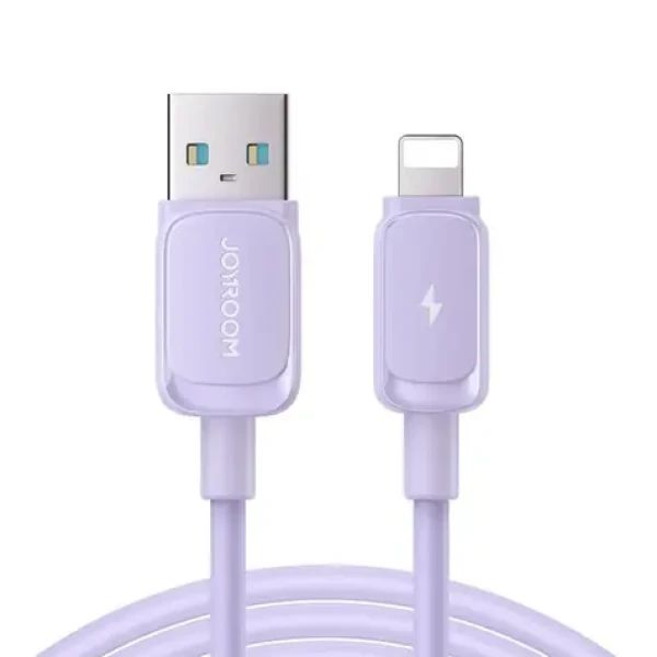 Joyroom S-AL012A14 Nabíjací kábel USB-A (M) - Lightning (M) 2.4A 1.2m fialová (S-AL012A14 1.2m-Purp)