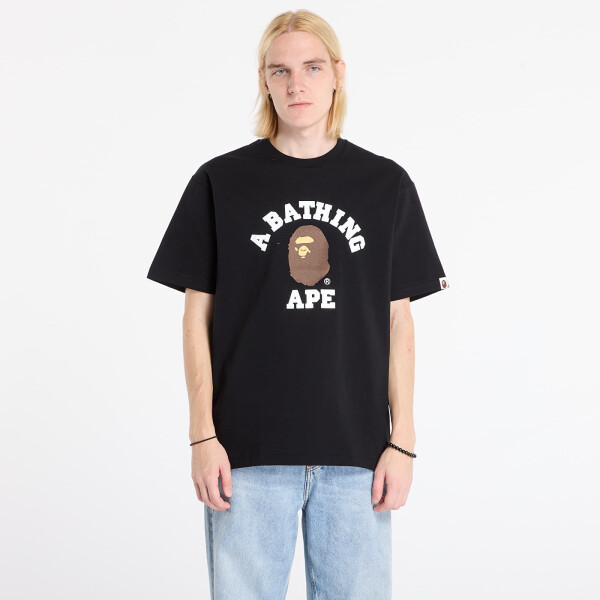 Tričko A BATHING APE College Tee UNISEX Black L