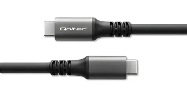 Kábel USB4 USB-C čierna 1 m / Kábel USB-C / Thunderbolt 3/4 / 40 Gbps / PD 240 W (50669)
