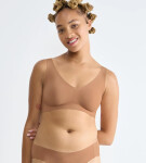 Dámska podprsenka ZERO Feel 2.0 Bralette - BROWN - hnedá 00CM - SLOGGI BROWN XS