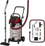 Einhell Einhell TE-VC 2340 SACL, wet/dry vacuum cleaner (burgundy red/stainless steel)