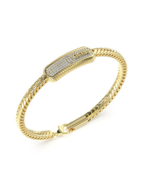 Guess Štýlový pozlátený náramok Sailor Knot JUMB05018JWYG 19 cm