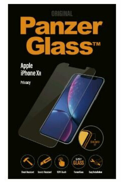 PanzerGlass Tvrdené sklo Privacy Standard Fit pre Apple iPhone XR čierna (5711724126383)