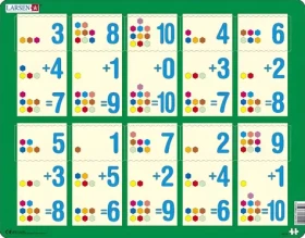 LARSEN Puzzle Sčítanie do desiatich II