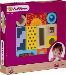 EICHHORN Stavebnice Farebné zvukové kocky