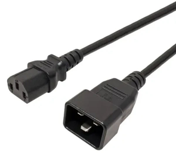 PremiumCord Kábel sieťový prepojovací 230V 10A 5m / konektory IEC 320 C13 - IEC 320 C20 (8592220019419)
