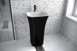 BESCO - Voľne stojace umývadlo ASSOS Black&amp;White KEASSVSBW
