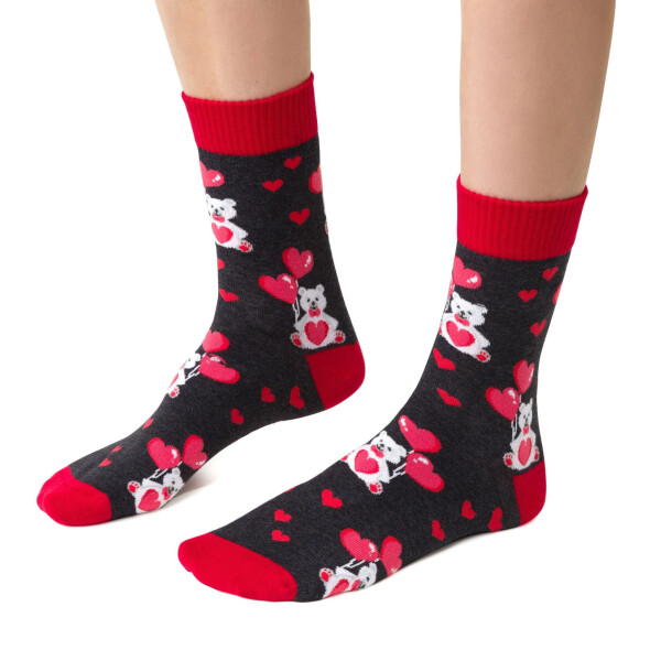 Dámske ponožky 136 123 - Steven grafitová 38/40