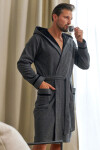Pánsky župan 7141 Twill - Doctor Nap šedá XL