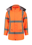 Pracovná bunda RWS Parka unisex fluorescenčná oranžová 4XL