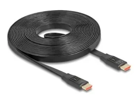 DeLock 81004 čierna / Plochý HDMI kábel / 8K / 60 Hz / 48 Gbit/s / 5 m (81004)