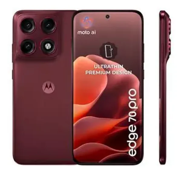 Motorola Edge 70 Pre 12 +512 GB Pantone Zinfandel / Smartphone / 6,78 "AMOLED 144Hz / MediaTek Dimensity 8500 Extreme (PBC20005PL)