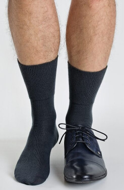 Pánske ponožky Regina Socks Purista Antybakteriální Froté šedá 43-46