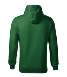 Pánska mikina s kapucňou bottle green L