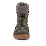 Chlapčenské zimné barefoot topánky TEX TRACK WOOL Gray G3160251-1 - 32