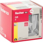 Fischer GB 8 hmoždinka do pórobetónu 50 mm 8 mm 050491 25 ks; 050491