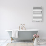 INVENA - Kúpeľňový radiátor 540 x 800, biely UG-01-080-A