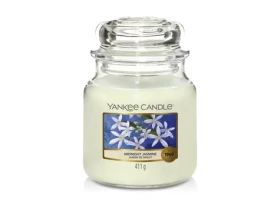 Yankee Candle Midnight Jasmine stredný pohár 411g / doba horenia až: 75 h (5038580000467)