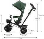 KINDERKRAFT Trojkolka Aveo Mistic Green