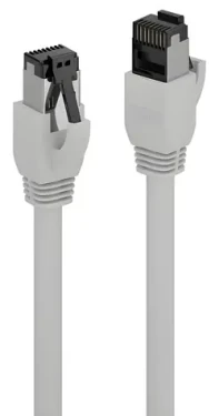 Lindy šedá / Patch kábel / Cat 8.1 S/FTP / RJ45-RJ45 / 0,3 m (47440)