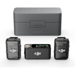 DJI Mic 2 (2 TX + 1 RX + Charging Case) čierna / Bezdrôtový mikrofón / 2 vysielače amp; 1 prijímač amp; nabíjacie púzdro (CP.RN.00000318.03)