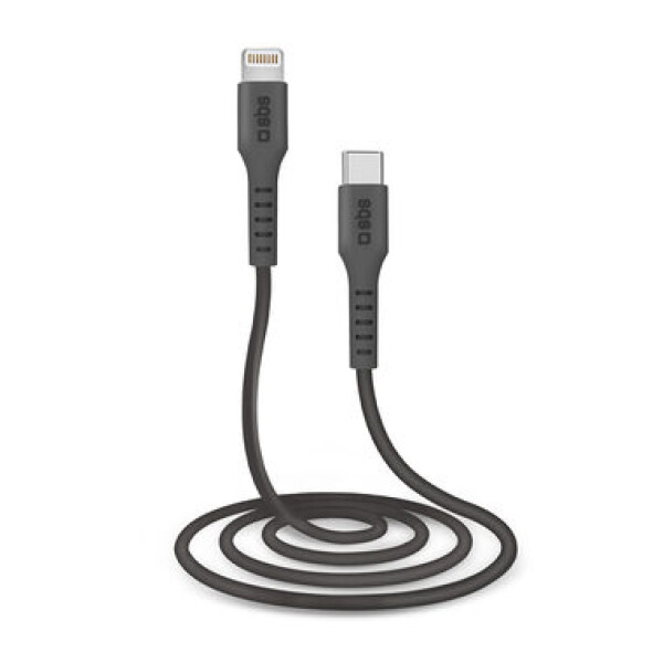 SBS kábel USB - Lightning 1m čierna / MFI (TECABLELIGTC1K)