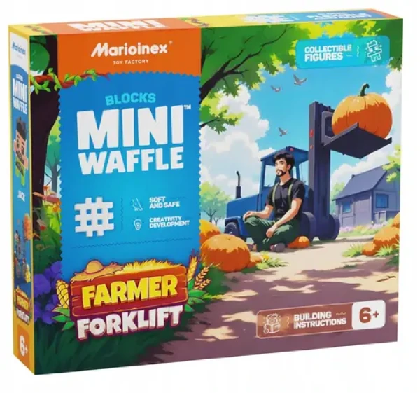 MARIOINEX Stavebnica Waffle Farmer - Vysokozdvižný vozík