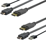 VivoLink Pre HDMI + DP + USB kábel M - M 5m / HDMI 2.0 4K - 2K 60Hz / DP 4K 2K / HDCP / CEC (PROHDMIUSBDP5)