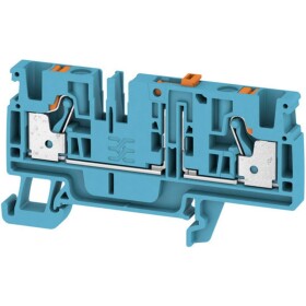 Weidmüller 2429880000 priechodná svorka 6.10 mm pružinová svorka modrá 50 ks; 2429880000