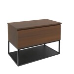 Kúpeľňová skrinka s krycou doskou SAT B-Way 59x30x45 cm orech mat BWAY60NUTDESK BWAY60NUTDESK