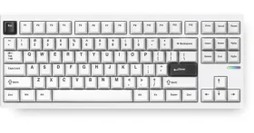 MCHOSE GX87 Ultra Vintage sivá / herná bezdrôtová klávesnica / mechanická / Vintage White / 2.4GHz / BT / US Layout (MC-GX87-A5)